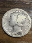 1924-D Mercury Dime - Actual Silver Coin Shown Good Shape Same Day Shipping Free