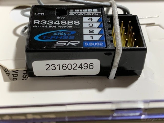 Futaba R334SBS S.Bus2 T-FHSS SR HV Receiver For 10PX 7PXR 7XP 4PM 4PM PLUS - Image 4 of 4