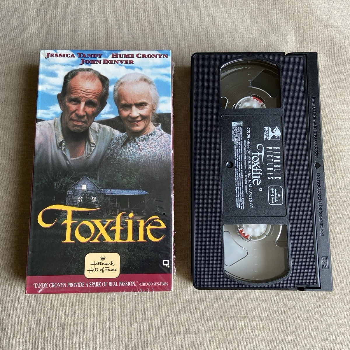 Foxfire (VHS 1987) Hallmark Drama Jessica Tandy Hume Cronyn Susan