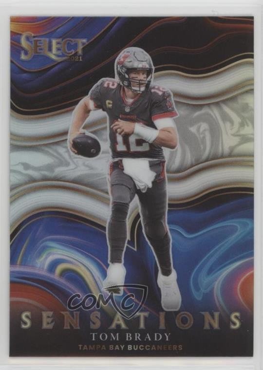 2021 Panini Select Sensations Silver Prizm Tom Brady #SEN-5 0rd2