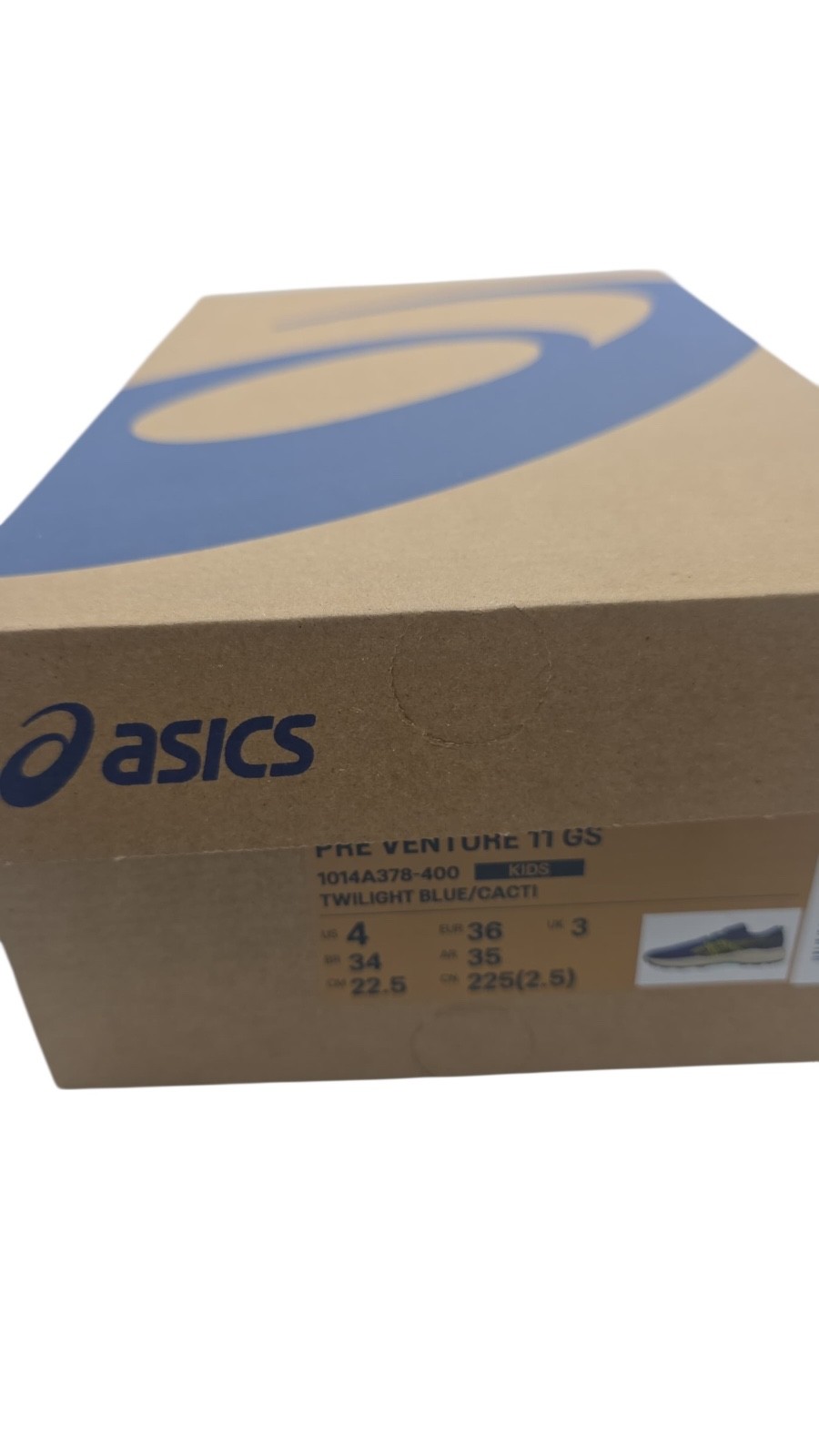 NEW Asics Pre Venture 11 GS Twilight Blue/Cacti Kids Size4 Sneakers 1014A378-400 thumbnail 9