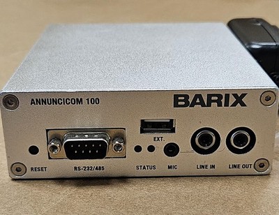 Barix Annuncicom 100 IP Intercom & PA Device- 2005.8038 FW4.07