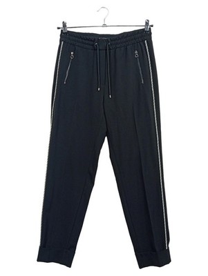 RIANI Damen Jogginghose Gr. 36/S Schwarz Casual mit Reißverschlusstaschen