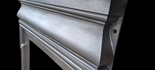 Original Antique Victorian Edwardian cast iron fireplace CAST IRON FIRE SURROUND - Picture 11 of 24