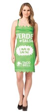Rasta Imposta Taco Bell Packet Dress Verde