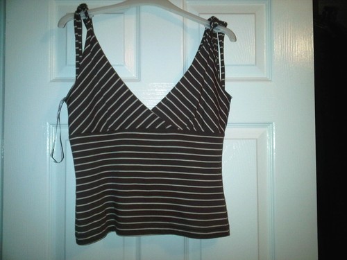 Warehouse Stripe Vest Top - size 10 (new with labels)