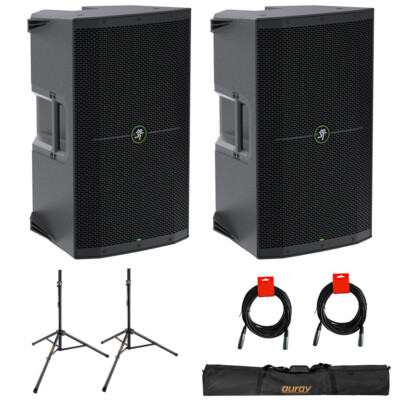 #ad #ad Mackie Thump212 1400W 12quot; Powered PA Pair w Stand Cases and Cables $599.95