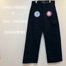 Raf Simons x Fred Perry Patch Denim Pants Jea...