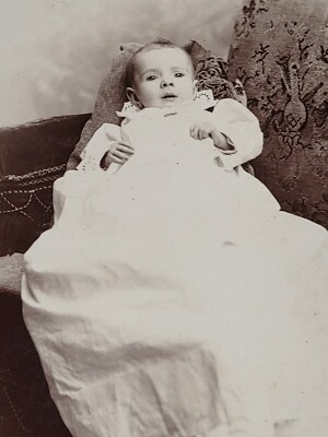 Cabinet Photo of a Young Adorable Girl 4'' x 6'' Amesbury, Ma