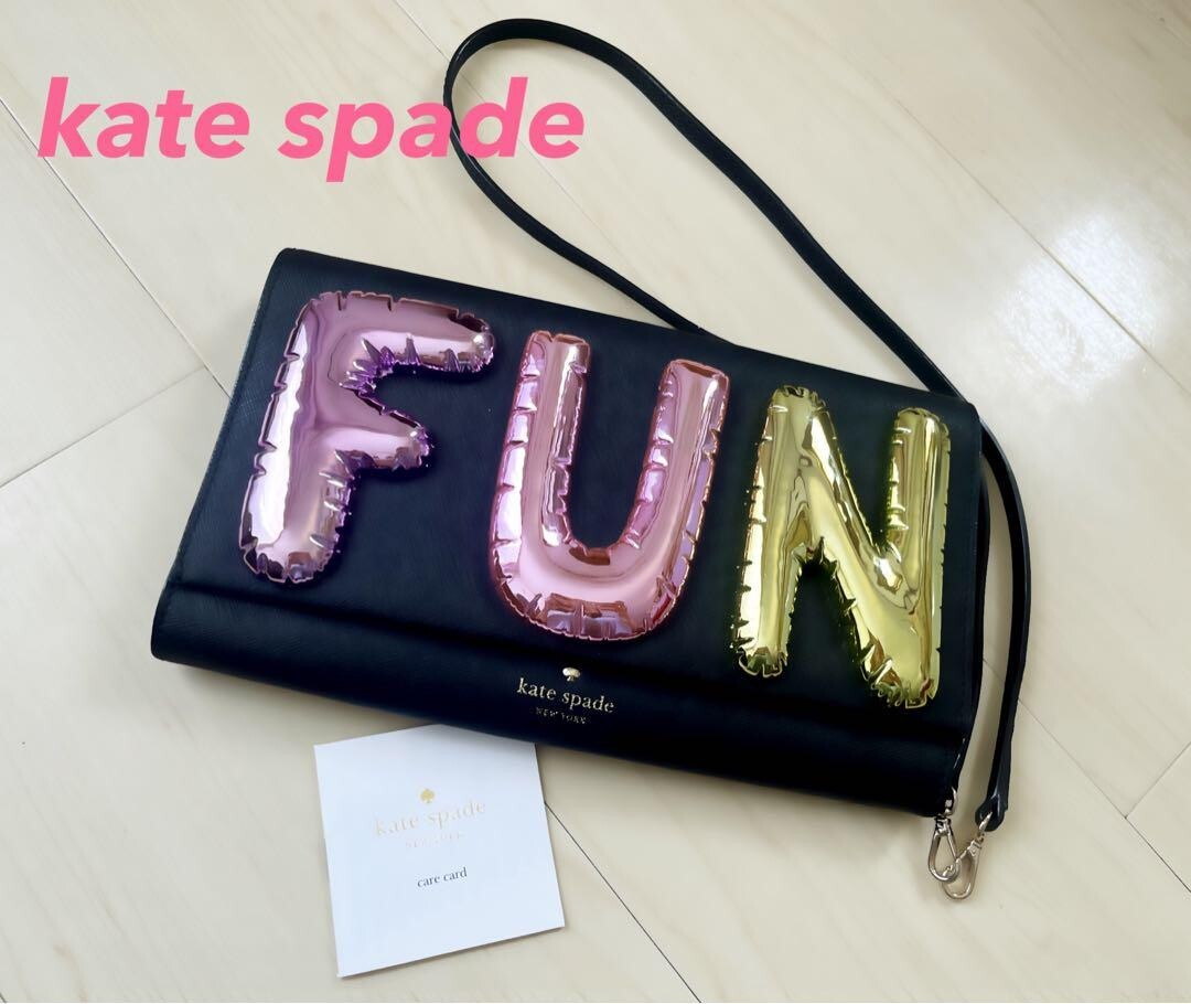 Unused】Kate Spade FUN ANIMAL BALLOON Clutch Bag Shoulder bag RARE 