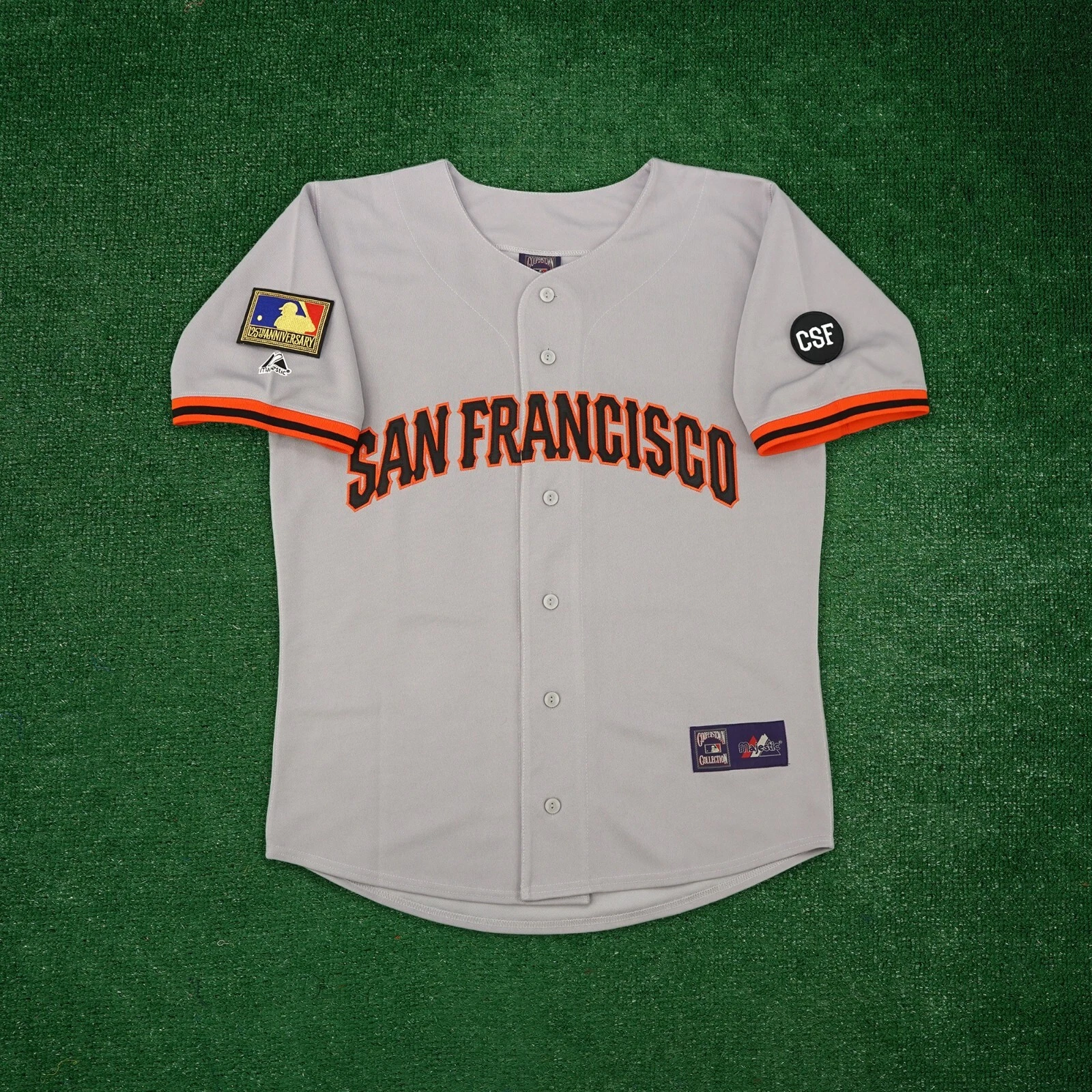 Barry Bonds 1994 San Francisco Giants Cooperstown Men's Road Grey Jersey