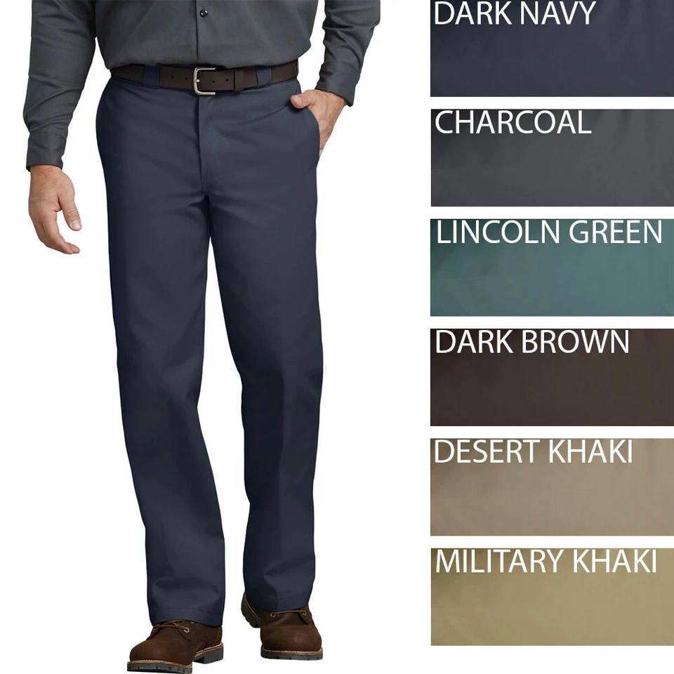 Dickies Men's Pants 874 Original Fit Classic Work Uniform Straight Leg Pants