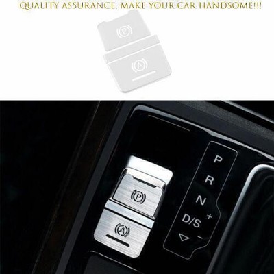 For Audi A6 A7 S6 S7 2012-2018 Silver Alloy Console Electronic Handbrake Cover