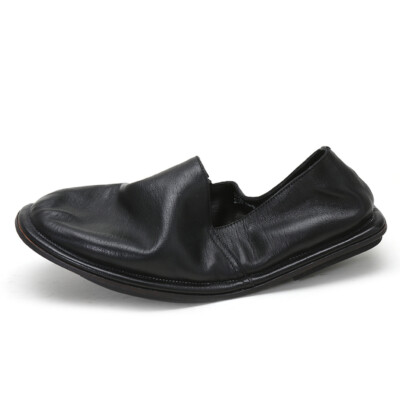 Men's Japanese Style Handmade Slip on Loafers Real Leather Flats