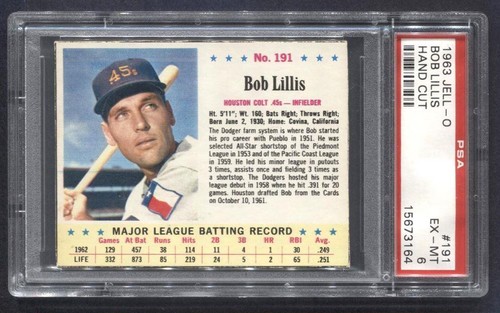 1963 Bob Lillis #191