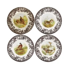 Spode Woodland Canape Plates - Set of 4