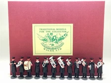 TROPHY MINIATURES THE SALVATION ARMY 12 PIECE MARCHING BAND 54MM