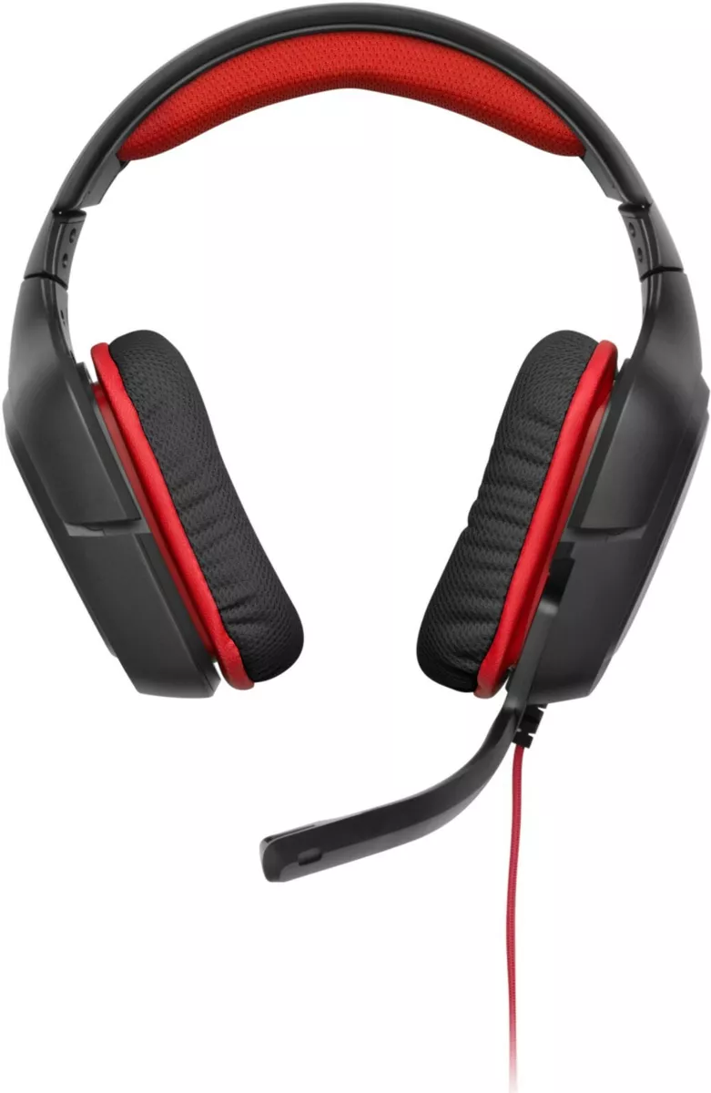 Logitech G230 Stereo Gaming Headset with Mic Red Black 981