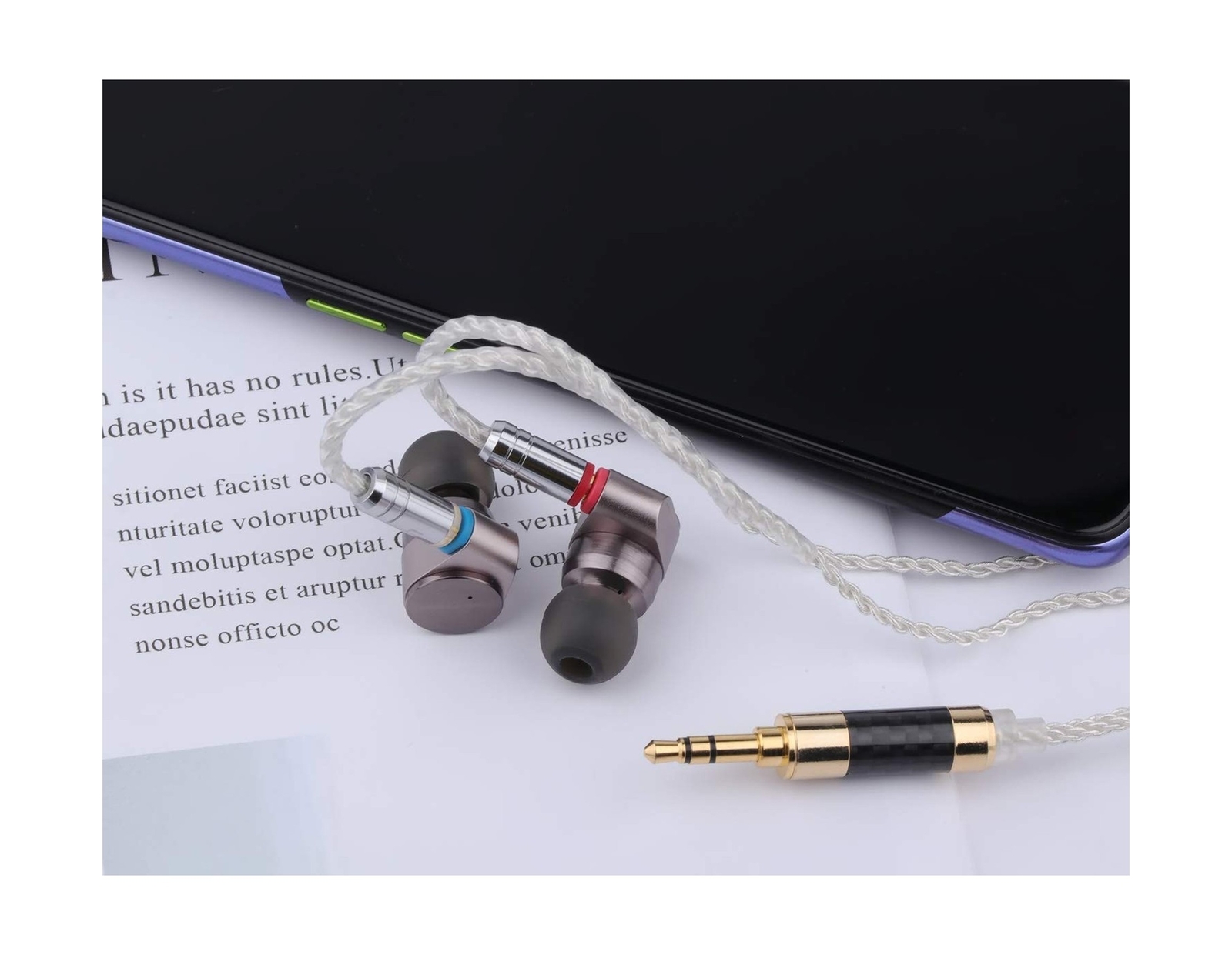 Linsoul TIN Audio T2 HiFi in Ear Monitor, 2DD Double Dynamic Driver IEM