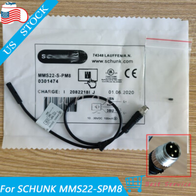 New For Schunk MMS22SPM8 MMS22-SPM8 Proximity Sensor Switch 10-30V 3-Pin