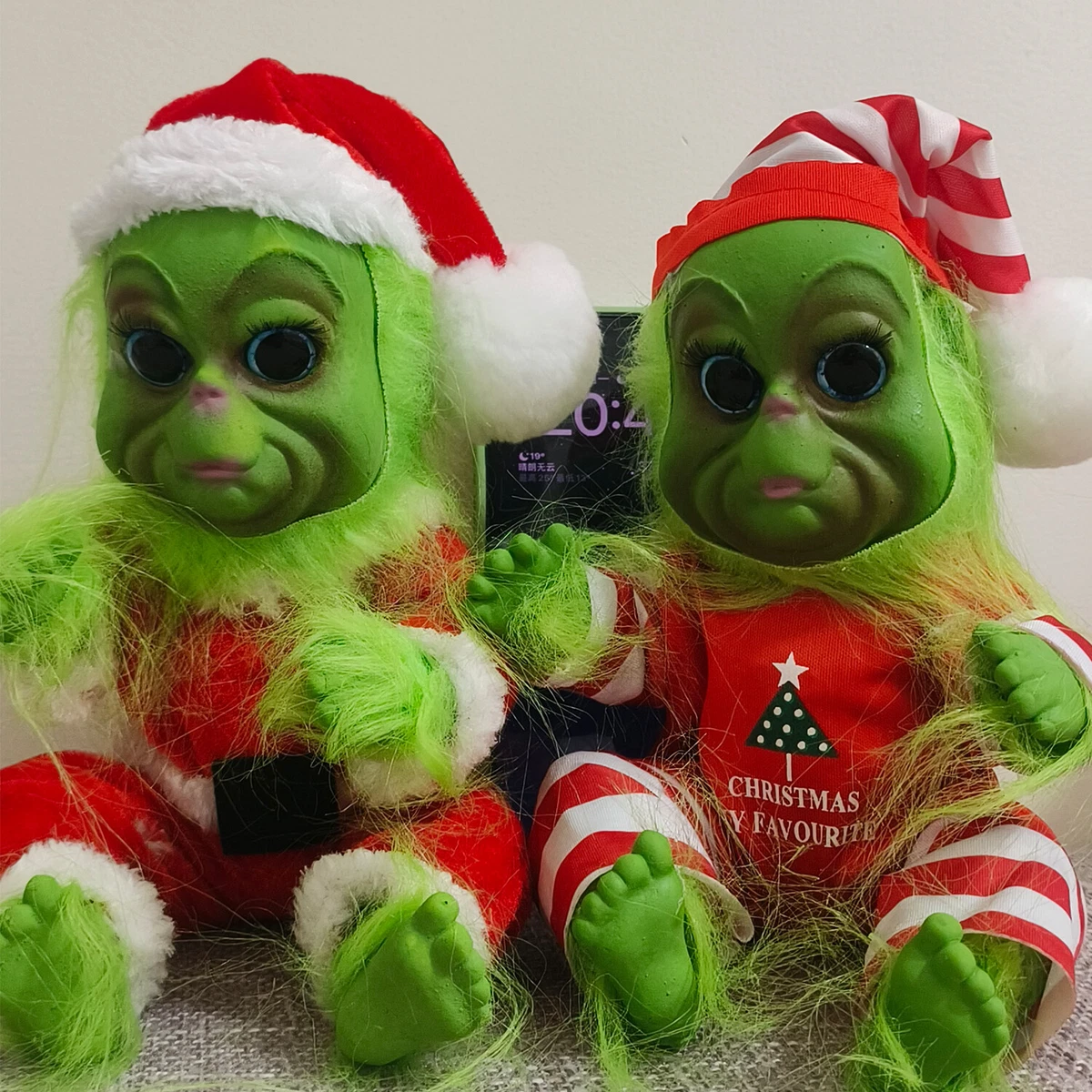 Christmas Grinch Plush Doll Soft Toy Stuffed Teddy Dog Plush Toys Home  Decoration Xmas Gifts for Kids 