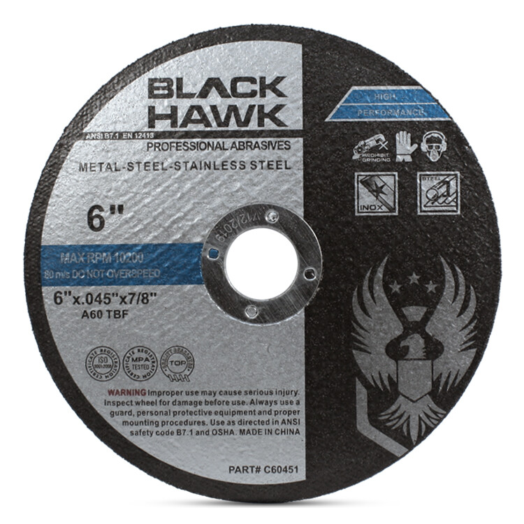 100 Pack 6"x.045"x7/8" Cut off Wheel - Metal & Stainless Steel Cutting Discs