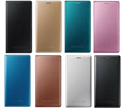 Original SAMSUNG Flip Cover EF-FG800 für Galaxy S5 mini SM-G800F