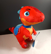 New Dino Ranch Blitz The Red Raptor Dinosaur 6" Mini Plush Stuffed Animal