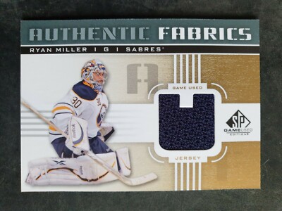 2011-12 SP Game Used Authentic Fabrics Gold #AFRM Ryan Miller