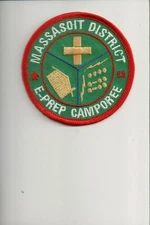 1999 Massasoit District E-Prep Camporee patch