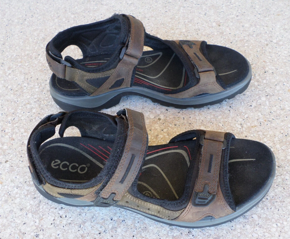 ECCO Receptor Marrone Pelle Sandali Sport Gladiatore Donna 9 9 5 (eur 40)