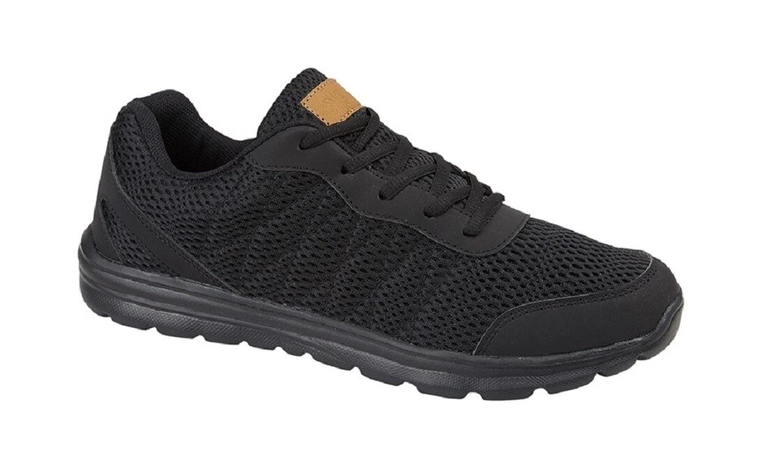 Dek T686 Mens Mesh Lightweight Memory Foam Lace Up Trainers Gym Sports