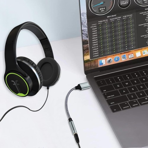 (2er-Pack) QimKero Externe Stereo Soundkarte, USB-A auf 3,5 mm TRRS 4-polig... - Bild 5 von 7