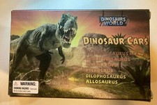 Dinosaurs World Toy Cars for Kids 6 -Dinosaur Car Toys Ages 3 NEW Free Shipping
