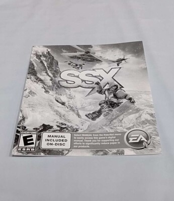 SSX Pamphlet Manual Instruction Booklet ONLY!!! PS3