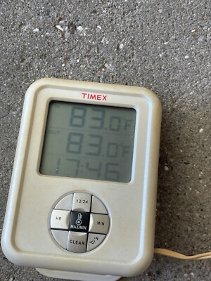 Vintage Timex Professional Programmable Digital Probe Meat Thermometer & Timer