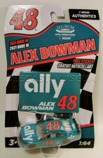 ALEX BOWMAN 48 ALLY CHEVY CAMARO WAVE 10 NASCAR AUTHENTICS DIECAST 2021