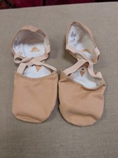 Bloch Elastosplit X Canvas Split Sole Ballet Shoe ES0251L Fsh Tan