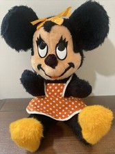 Vintage 60-70s Walt Disney Characters California Stuffed Toys Minnie Mouse Plush