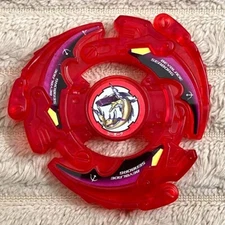 Bakuten Shoot Beyblade Seaborg 2 Red Clear ver.