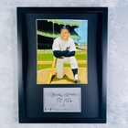 No Reserve PSA Mickey Mantle Signed Jersey Cut Photo Yankees Autograph — photo 4