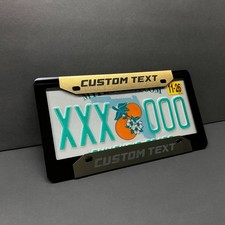 Custom Car License Plate Frame Laser Cut Multicolor Engraved Personalized Name Custom Car License Plate Frame Laser Cut Multicolor Engraved Personalized Name