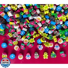 400PCS Mini Fun Erasers for Kids Bulk,Cute Assorted Novelty Pencil Erasers De