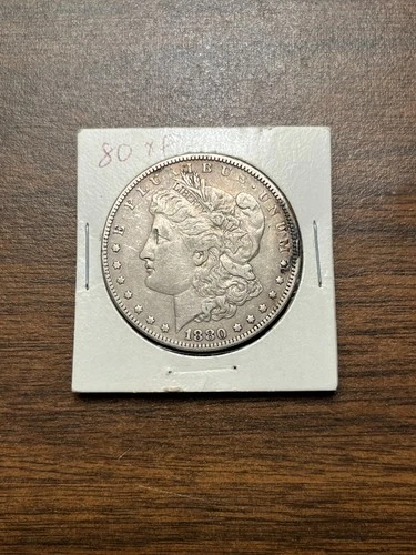 1880 Morgan silver dollar XF #144 GENUINE GUARANTEE