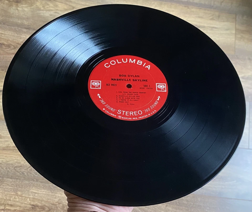 Bob Dylan: Nashville Skyline - Columbia Stereo. 1G/1F. Folk/Rock. VG+ Beatles - Image 4 of 4