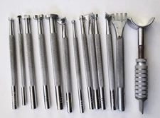 Vintage Lot 11 Craftool Leather Stamps 748 855 407 970 231 947 Tool Swivel Knife