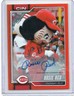2026 Topps Series 1 Celebration Rosie Red Auto Orange 16/25 Mascots #M-6-REDS