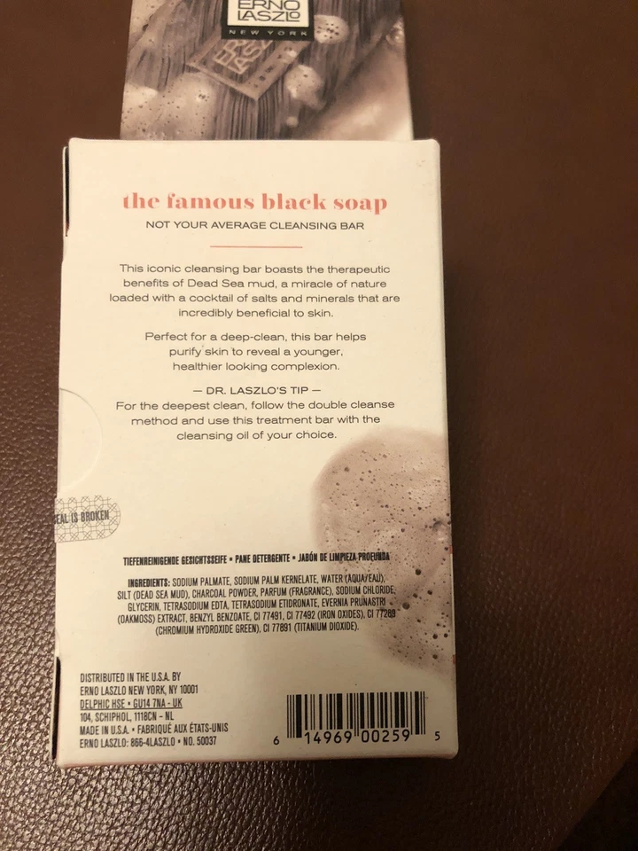 BARRA LIMPIEZA PROFUNDA BARRO MARINO ERNO LAZSLO Cantidad 2 Nueva En Caja Foto 2 de 4