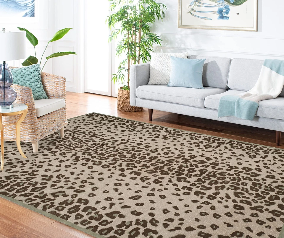 x SAFAVIEH Area Rug Collection - 5' x 8', Grassland Green, Handmade Wool & Vi... - Image 2 of 4