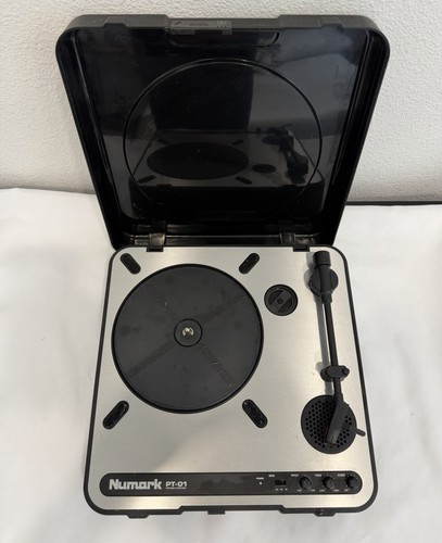 Numark PT-01USB Portable USB DJ Turntable Vinyl Archiver Record Player